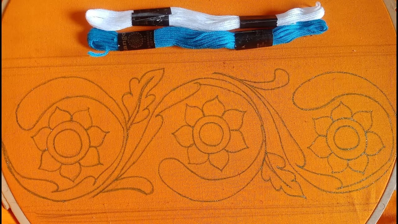 ঐতিহ্যবাহী গ্রামবাংলার নকশীকাঁথা সেলাই-117, Traditional Nakshi Kantha Design Embroidery Tutorial