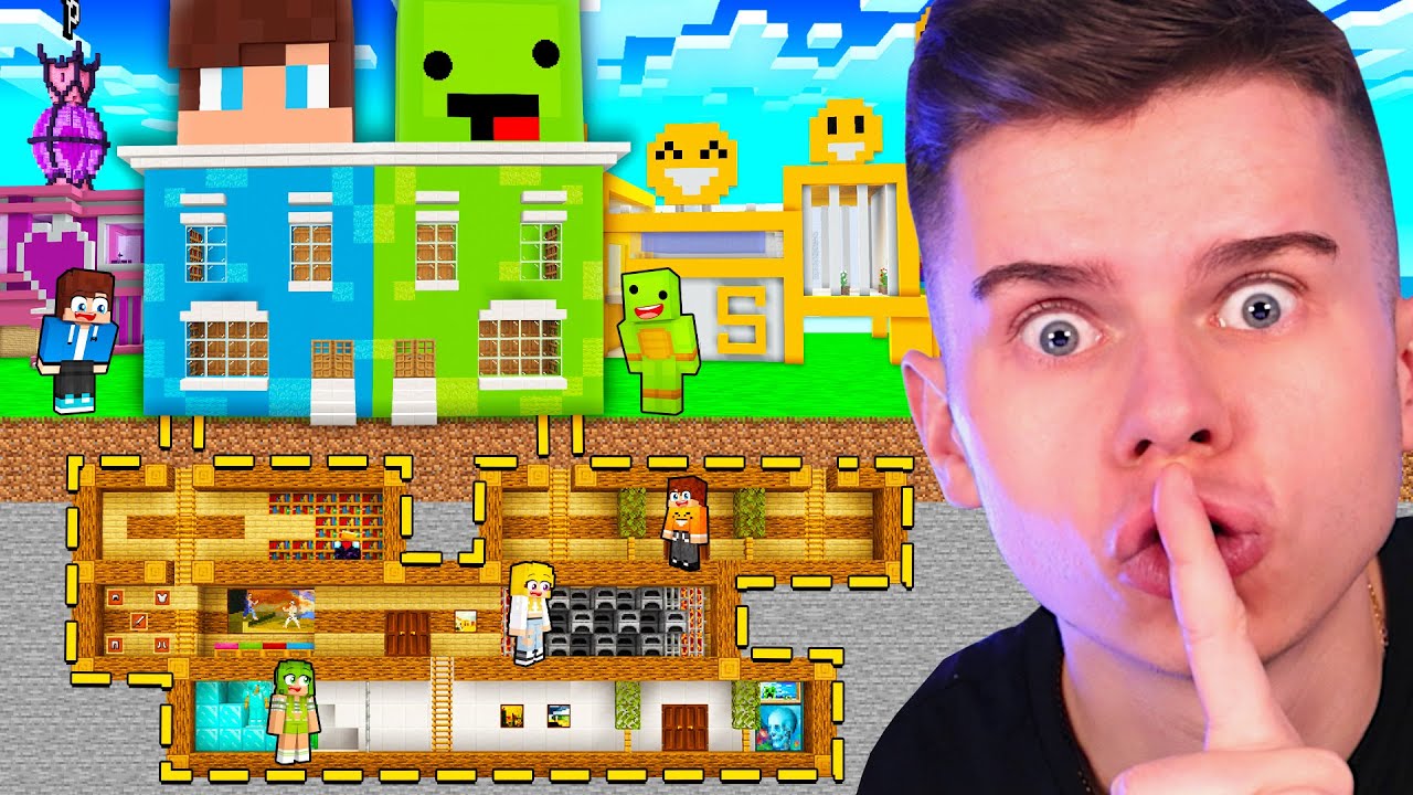 TAJNA BAZA w NOWYM DOMKU MAJKI i NIKO w Minecraft!