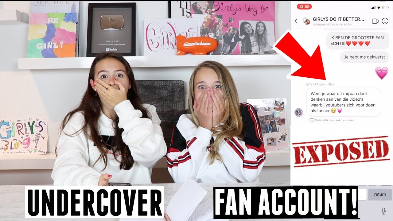 UNDERCOVER ALS EIGEN FAN ACCOUNT! | WAT WETEN ZE ALLEMAAL VAN ONS?!?