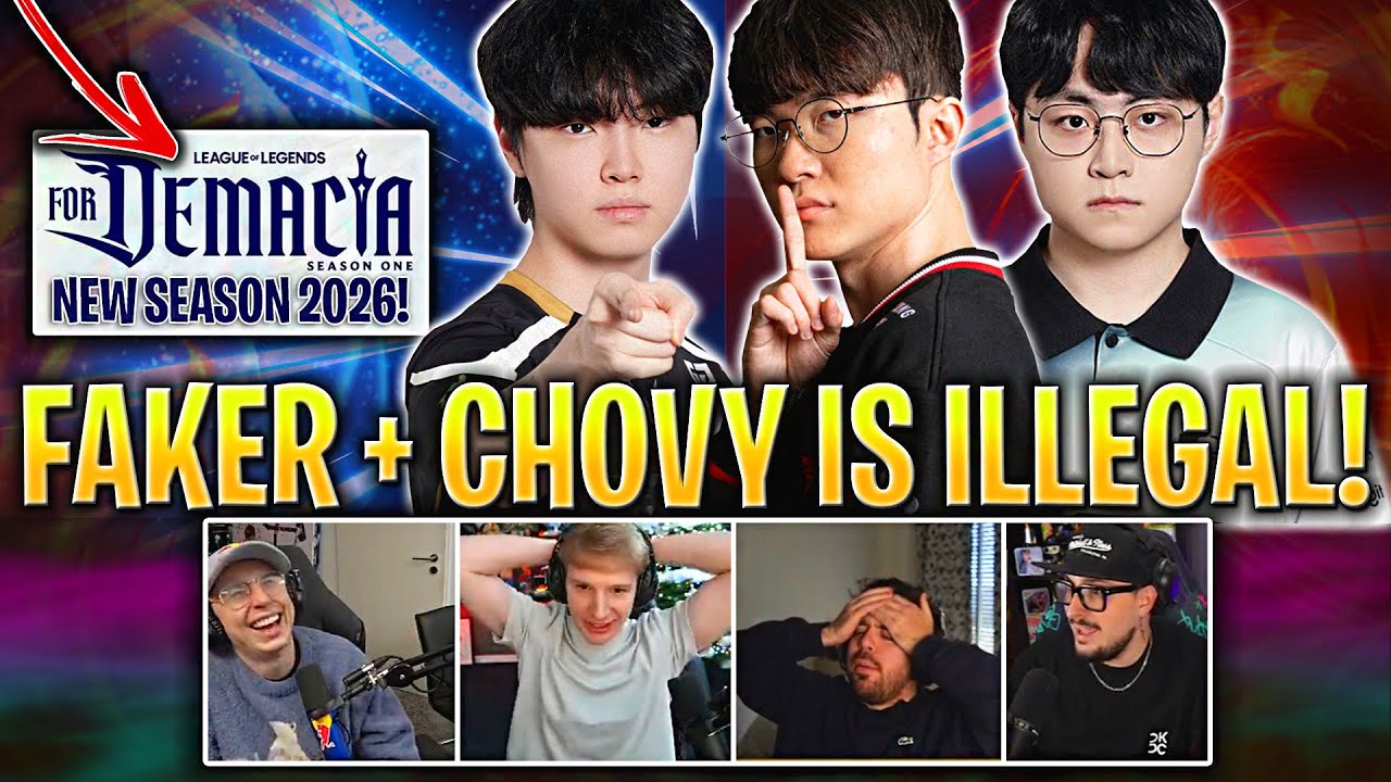 FAKER + CHOVY is ILLEGAL!😱 | Streamers React to LCK 2026 SEASON OPENING