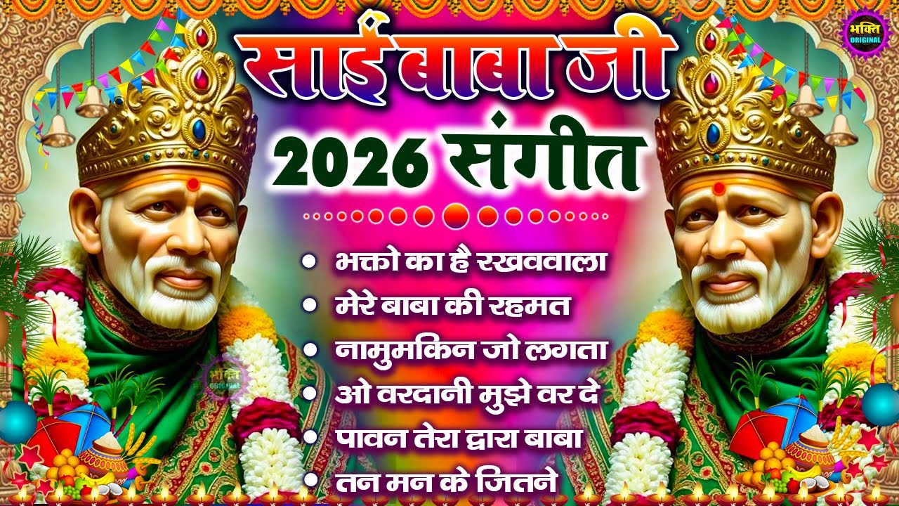 2026 Nonstop Bhajan Sai Ji : Popular Sai Baba Bhajan : Sai Baba Bhajan : Sai Baba 2026 New Songs