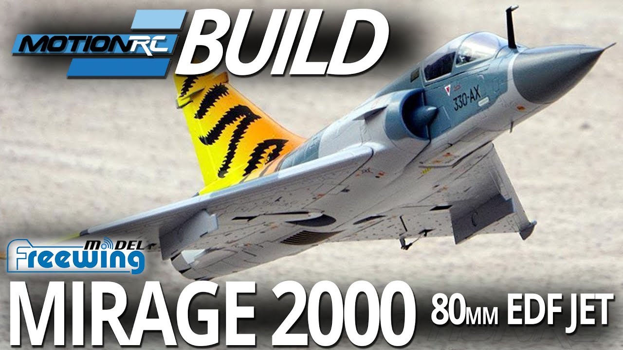 Freewing Mirage 2000 80 мм EDF Jet — Видео сборки — Motion RC