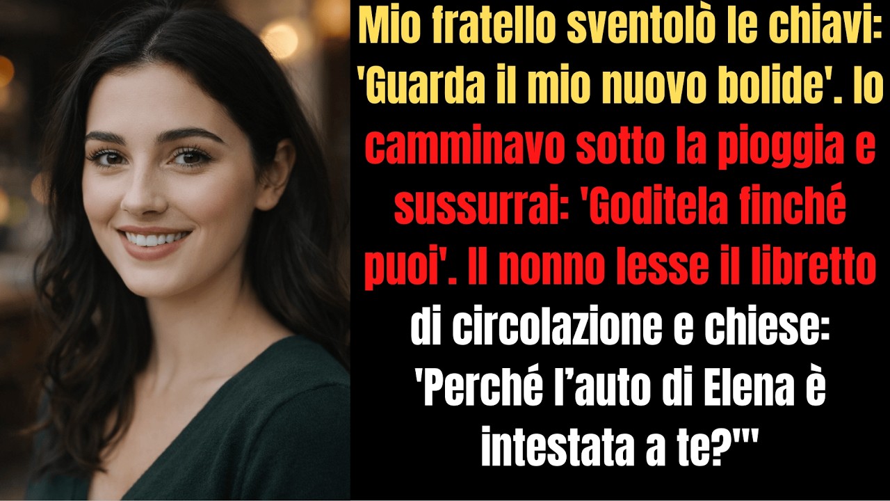 Mio Fratello ha RUBATO la mia Mercedes. La VENDETTA del Nonno è LEGGENDA!