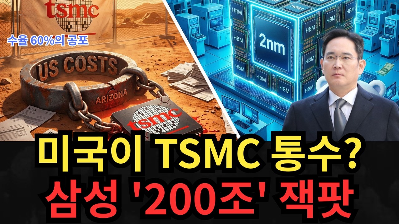 미국이 TSMC 통수 쳤다! '200조' 잭팟 터진 삼성전자, 전 세계가 경악한 극적 반전