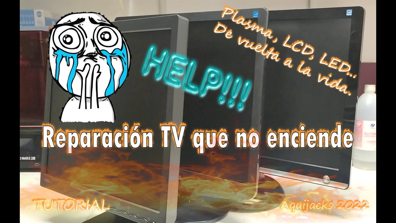 Reparaci&oacute;n TV - Monitor no enciende ni el led de forma sencilla. Fuentes de alimentaci&oacute;n televisi&oacute;n