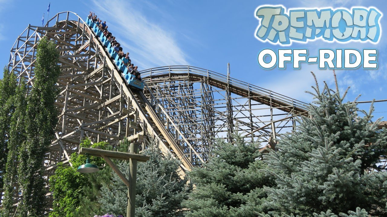 Tremors Off-Ride Footage, Silverwood CCI Wood Coaster | Non-Copyright