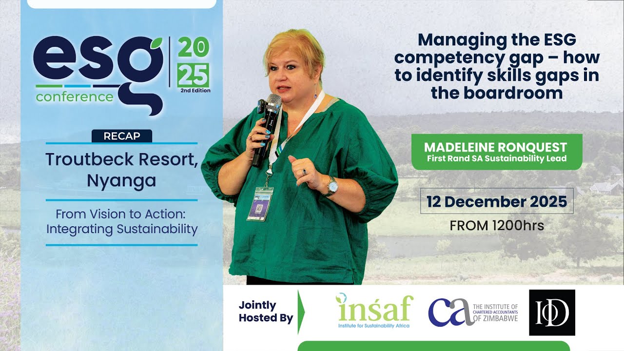 Madeleine Ronquest | Managing the ESG competency gap – How to identify skills gaps in the boardroom