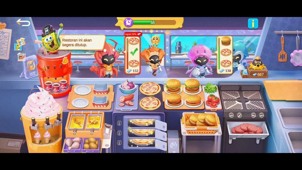 Finally!! This Undersea Restaurant upgrade it's Oven 😍😍😍