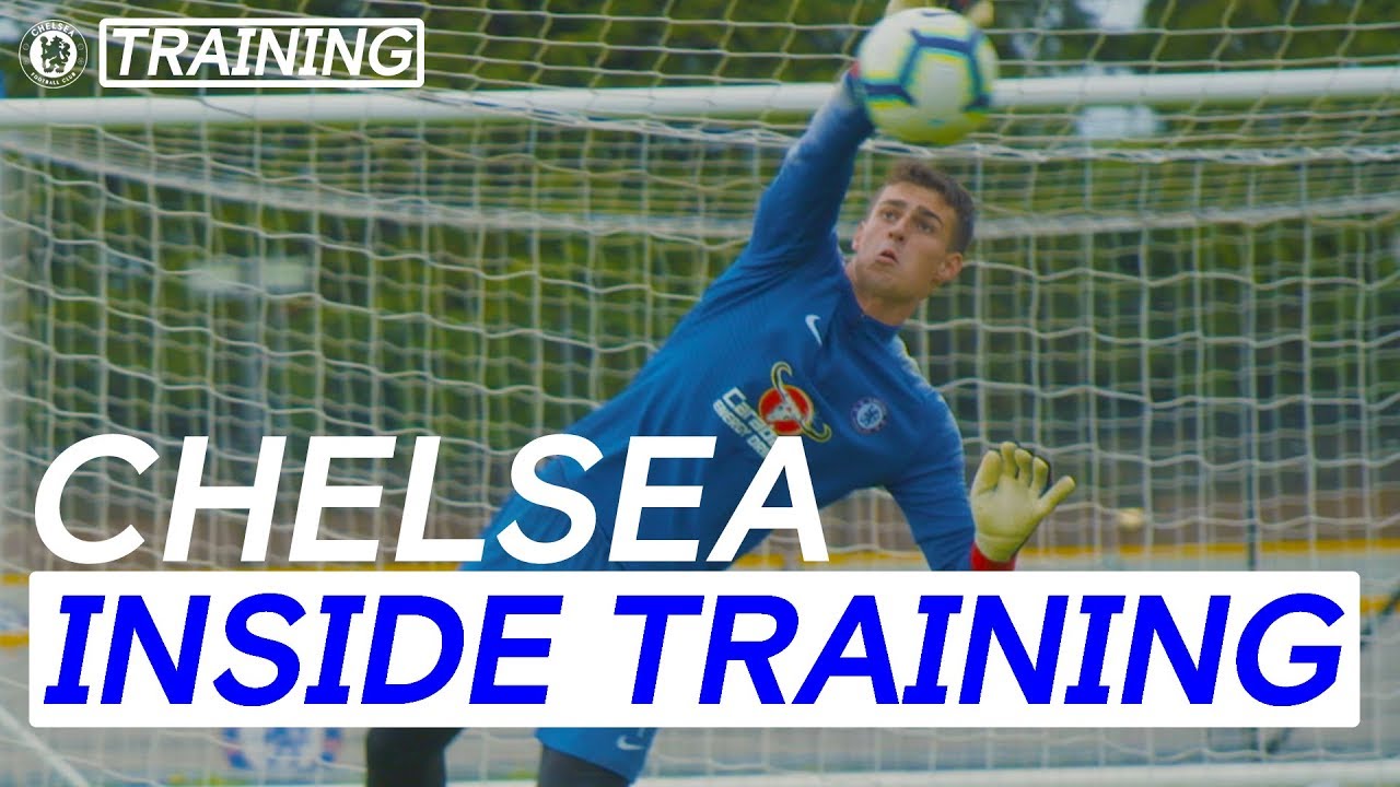 Kepa Arrizabalaga - Incredible Training Saves On First Day! | Inside Training | Chelsea FC