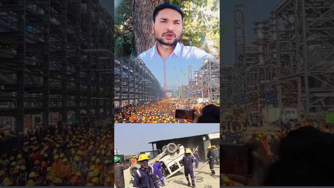ये भीख नहीं अधिकार है मजदूरों का... #iocl #panipat #labour #protest