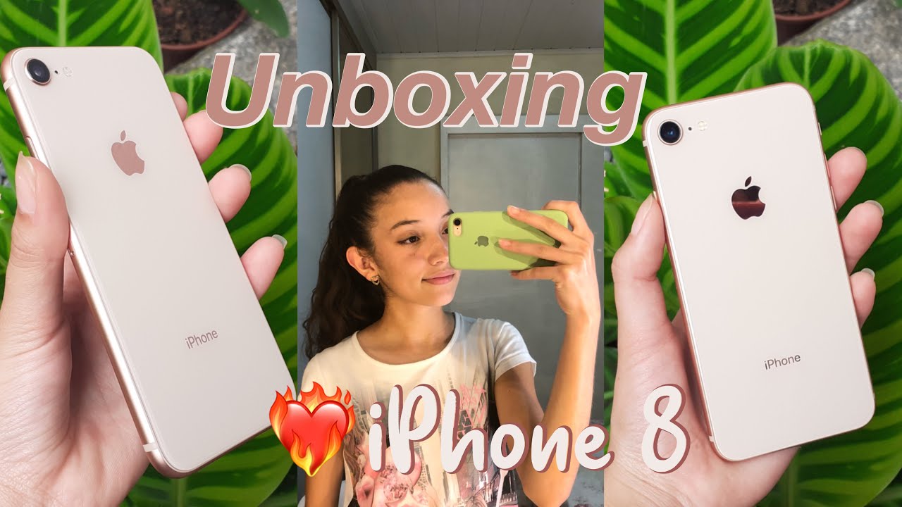 Meu celular novo - IPhone 8 gold 64gb📱 Unboxing