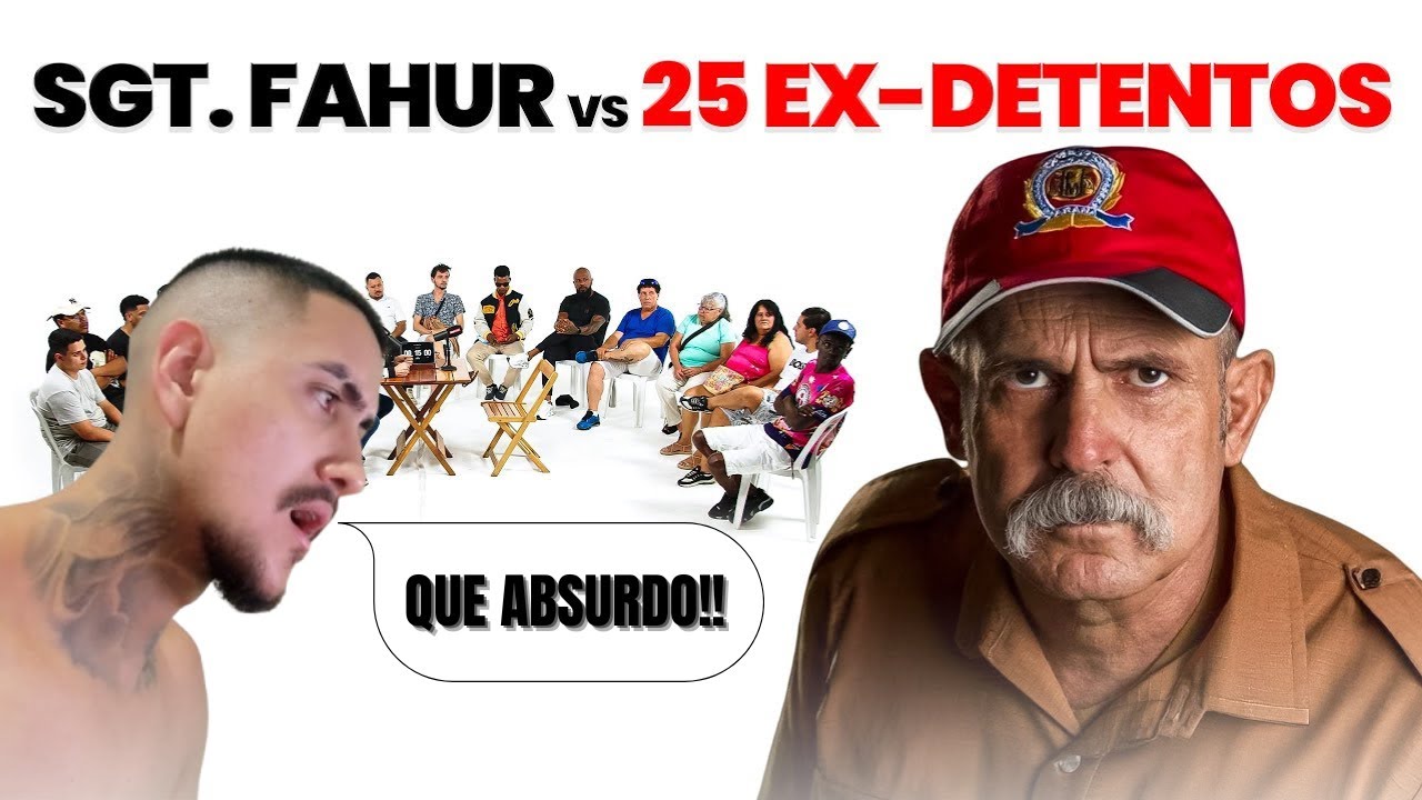 REAGINDO A 1 POLICIAL VS 25 EX-CRIMINOSOS | FT. SARGENTO FAHUR (OPINIÕES SINCERAS!!!)
