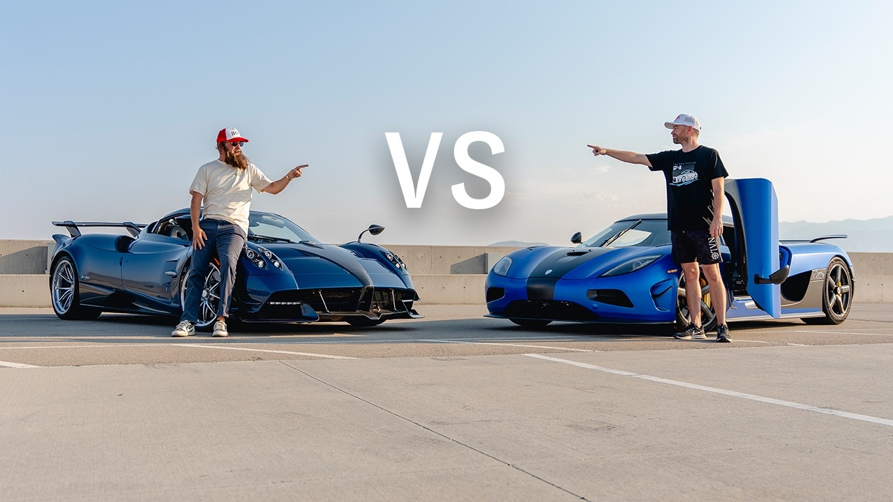 Мой Pagani Huayra против Koenigsegg Agera Стрэдмана — противостояние гиперкаров