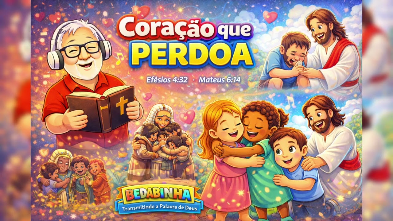 Coração que Perdoa - Música  Infantil Cristã Animada | Louvor para Crianças 
