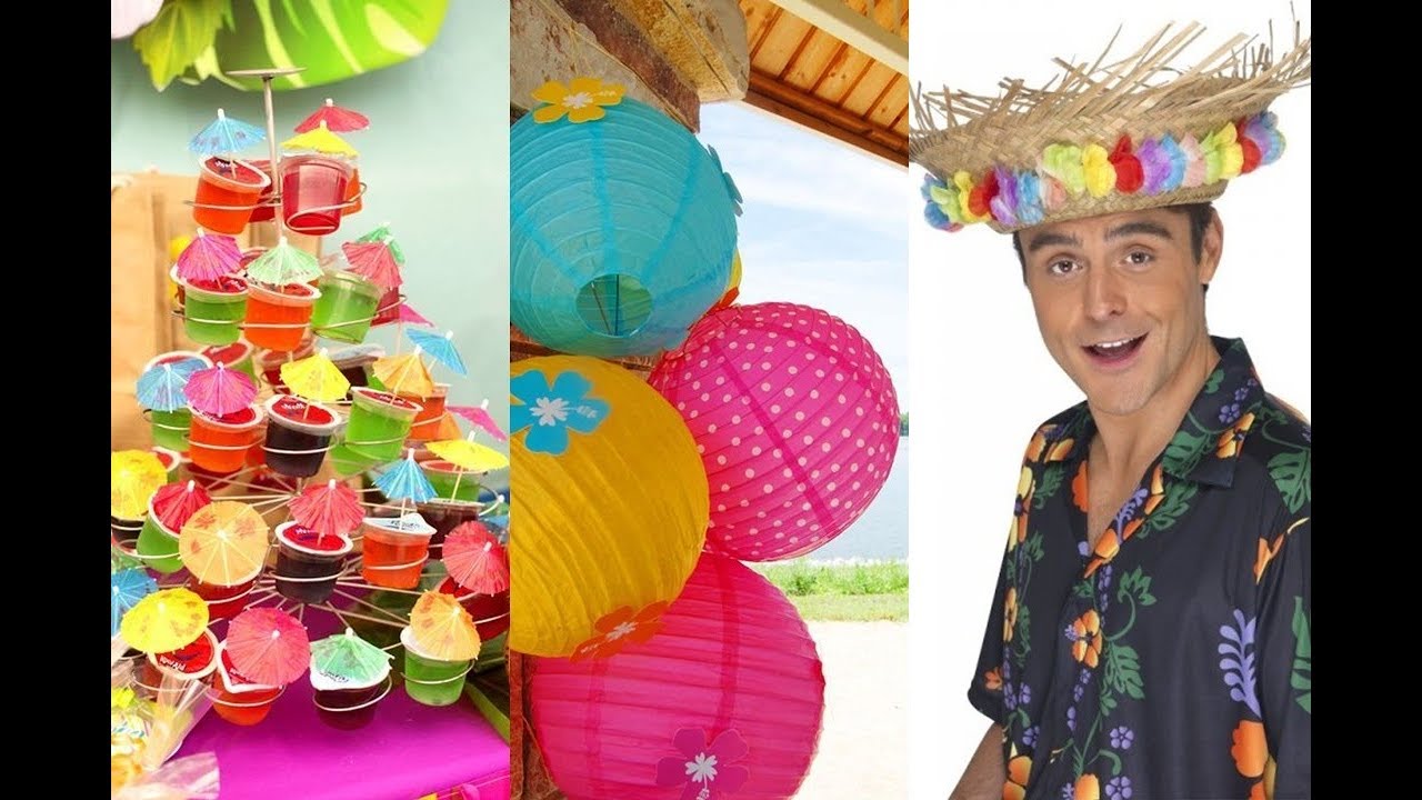 IDEAS PARA UNA FIESTA HAWAIANA CON UN AIRE MUY TROPICAL || IDEAS HAWAIANAS