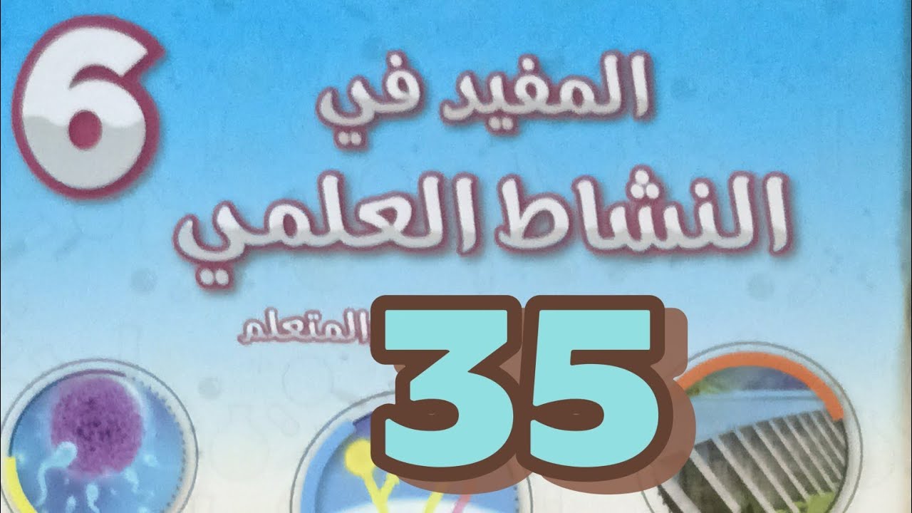 اهم مكونات الوسط البيئي/المفيد في النشاط العلمي السادس ابتدائي صفحة 35