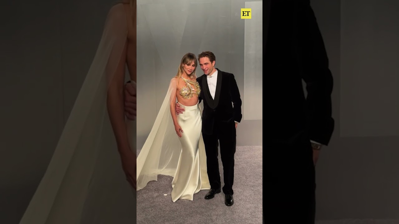 Suki Waterhouse and Robert Pattinson are bringing some shine to the Vanity Fair Oscar Party. ✨