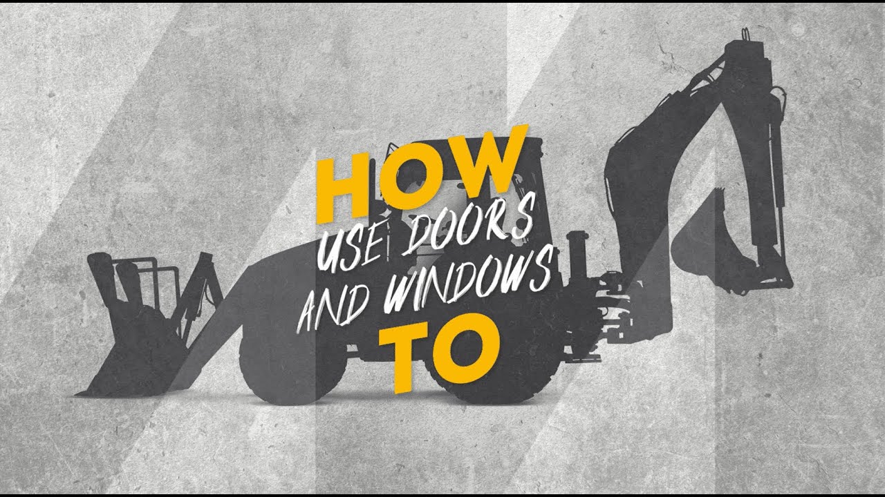 MECALAC | HOW TO | Use doors and windows
