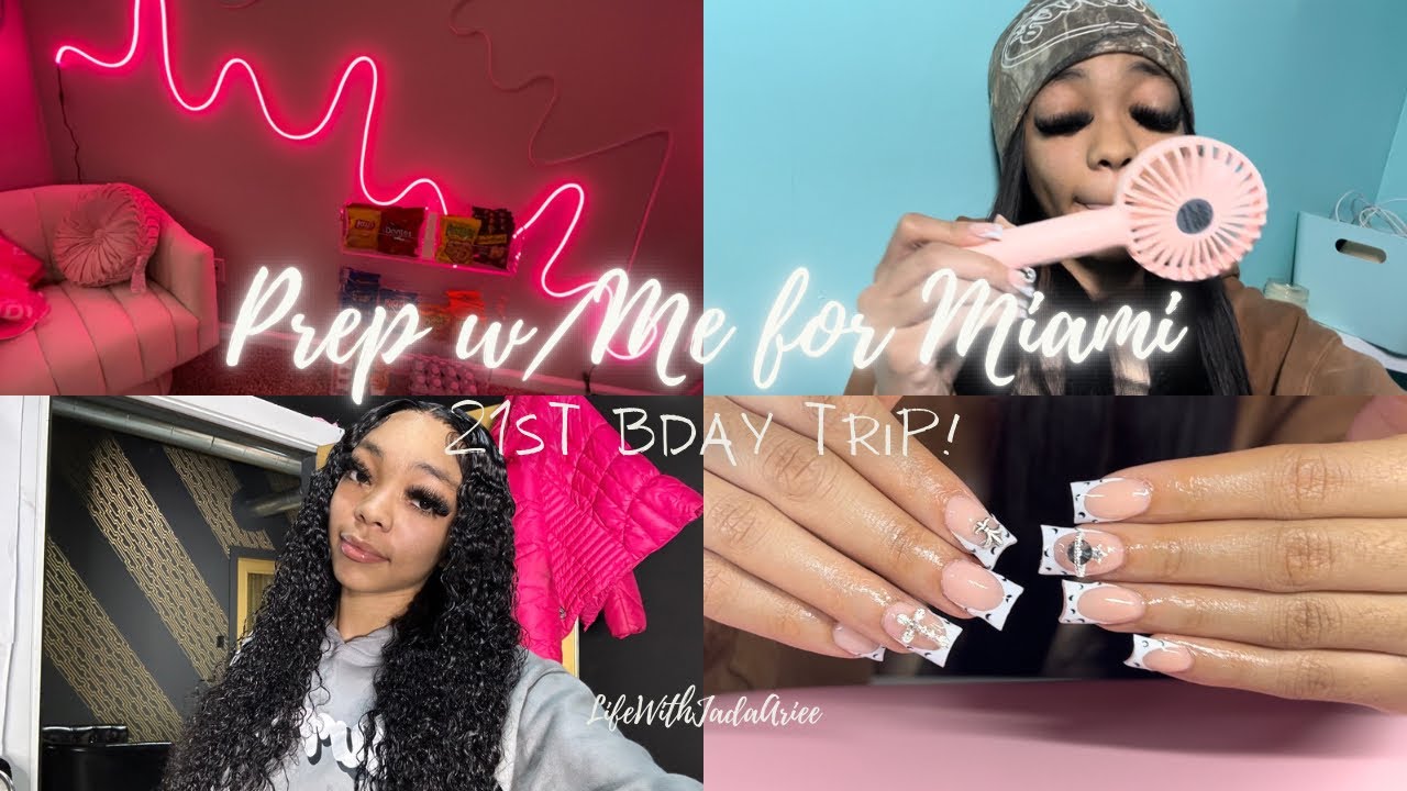 PREP FOR MY BDAY TRIP W/ME !🌟(NAILS,LASHES & LAST MINUTE SHOPPING)