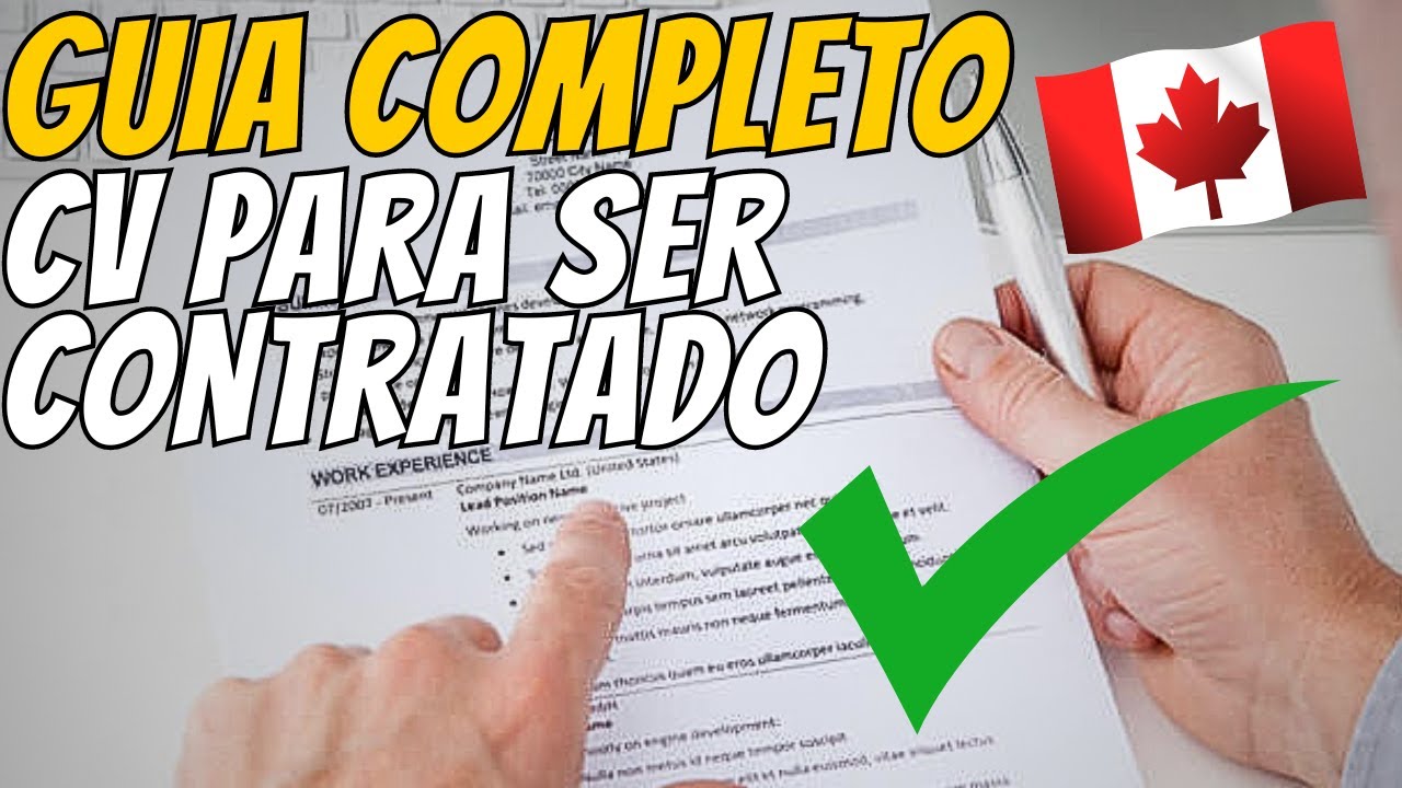 Como fazer um CURRÍCULO CANADENSE DE SUCESSO - PASSO A PASSO