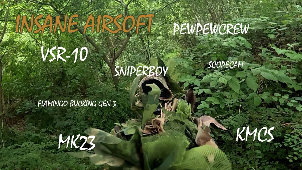 Insane Airsoft Sniper Gameplay | KMCS Ghillie & VSR-10 at Cpperhead Tactical