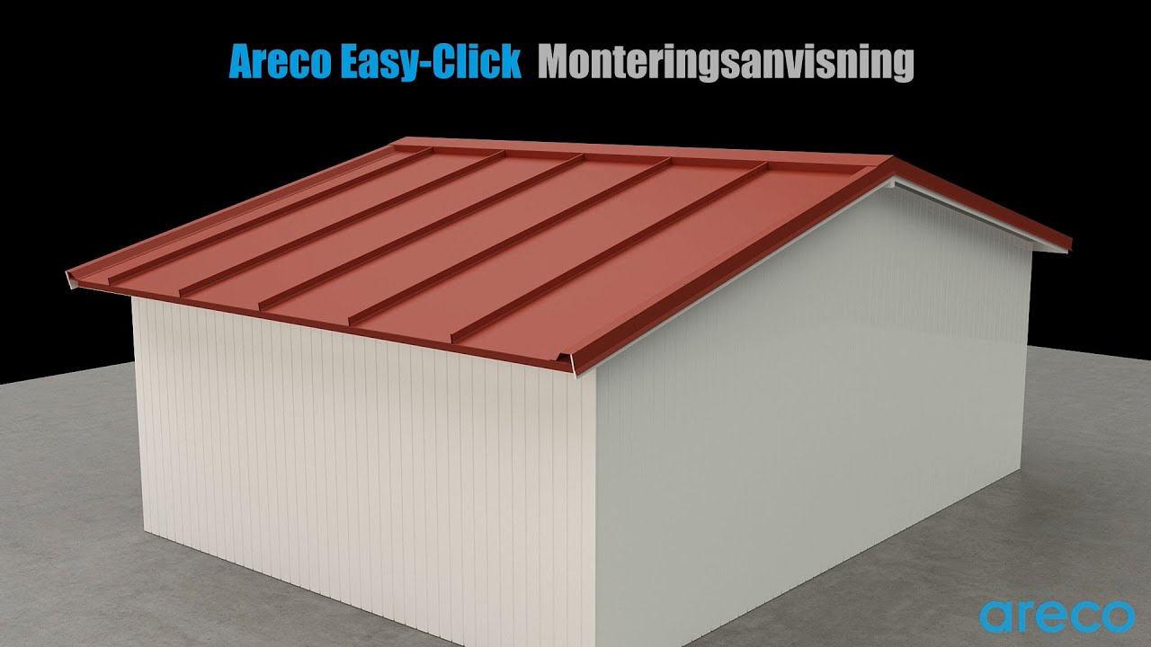 Areco Easy-Click | Klicktak Monteringsanvisning