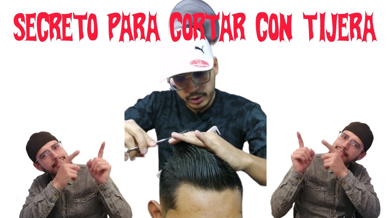 cómo cortar A tijera la parte de arriba técnica con tijeras para cortar la parte de arriba