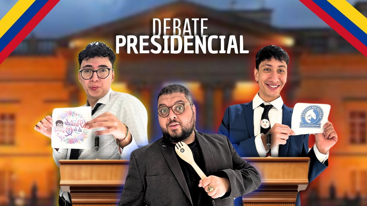 El Debate Presidencial Definitivo 🇨🇴 Partido de la Q Vs Partido Narizona 🕊️🦜 // SoyAndrex