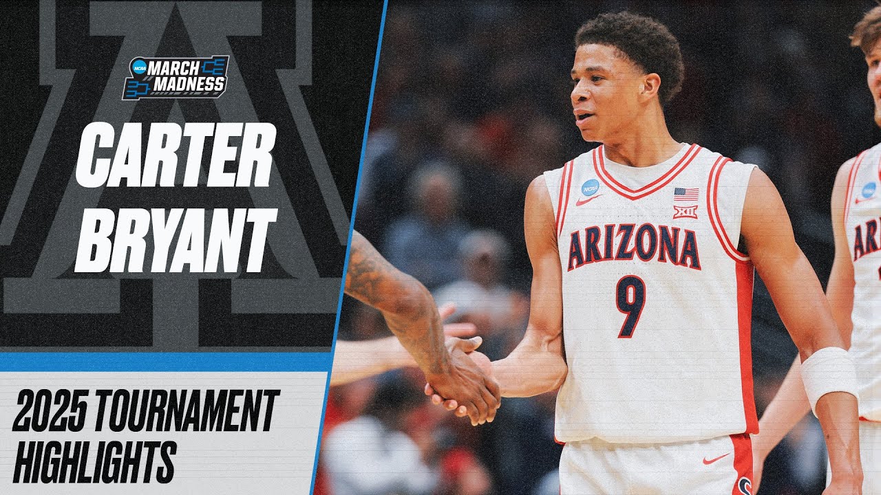 Carter Bryant 2025 NCAA tournament highlights