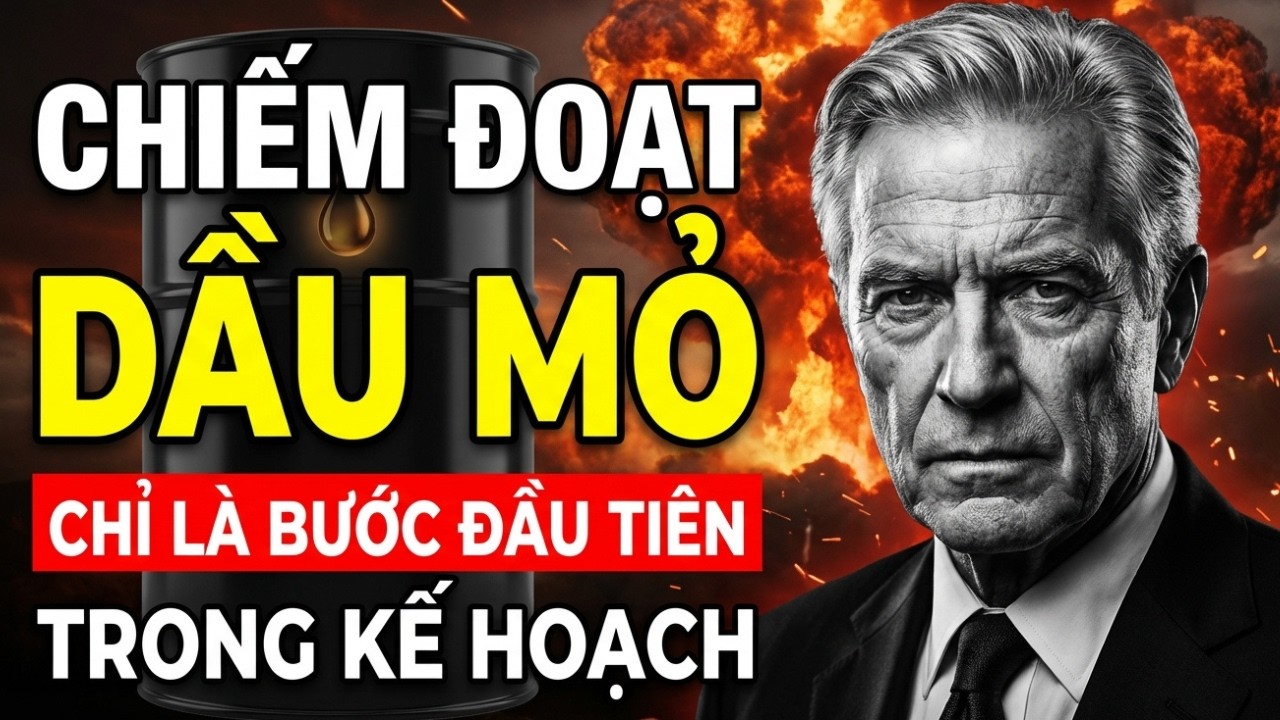 Mỹ Chiếm Dầu Mỏ Chỉ Là Bước Đầu Tiên? Kế Hoạch Lớn Đằng Sau Đang Lộ Diện