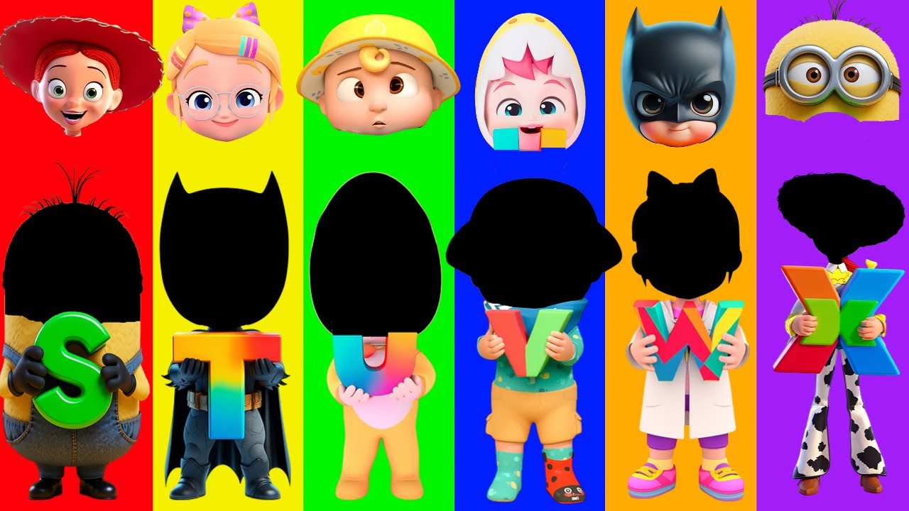 Wrong eyes👀 NEW EPISODES/ Betmen 🆚 Bebefinn 🆚 Minions - COFFIN DANSE  Puzzle Wrong Heads