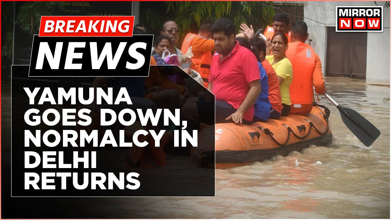 Delhi Flood | Yamuna Flood Water Recedes In National Capital; Water Plants Resume Operations