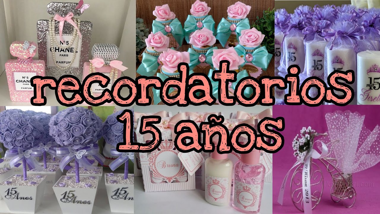 Recordatorios para 15 años / souvenirs de 15 años