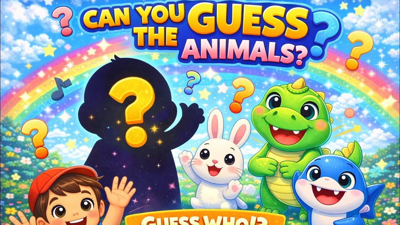 Can You Guess the Animal? 🐶🐮 | Fun Animal Sounds for Kids