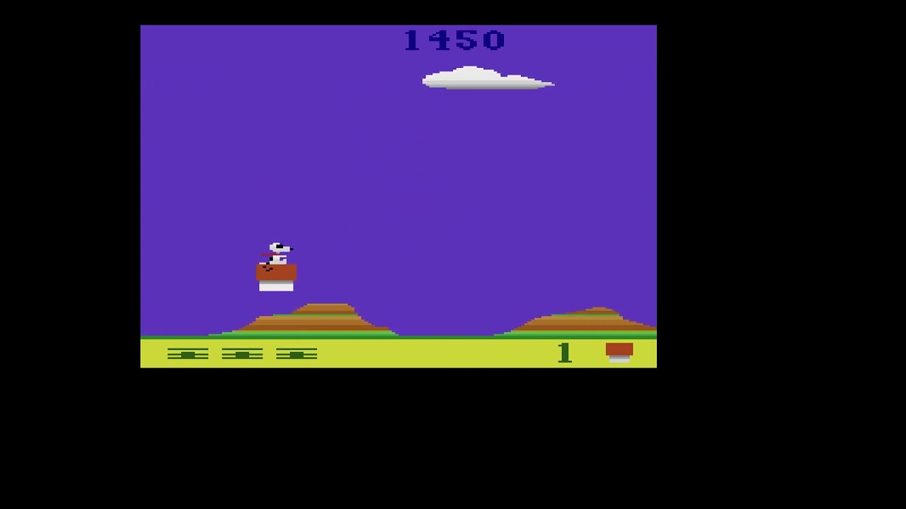 Atari 2600 - Snoopy and the Red Baron (includes Secret Song)