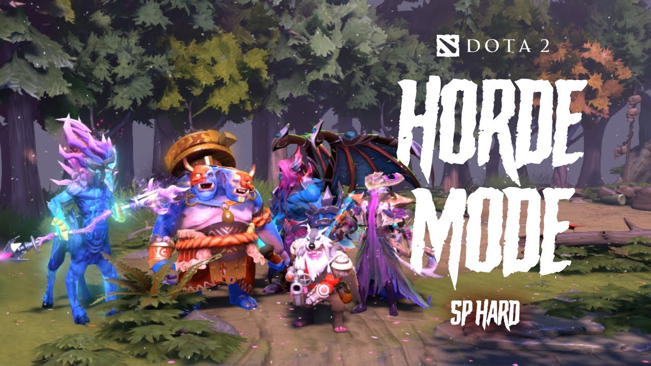 Dota 2 Horde Mode | 5p Hard | Ogre Magi