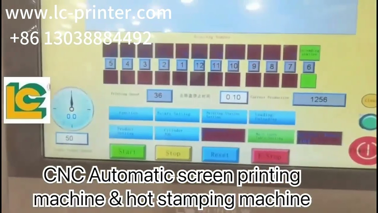 Automatic 4 Color Wine Bottle Screen Printing Machine With CCD Positioning#machine #printing