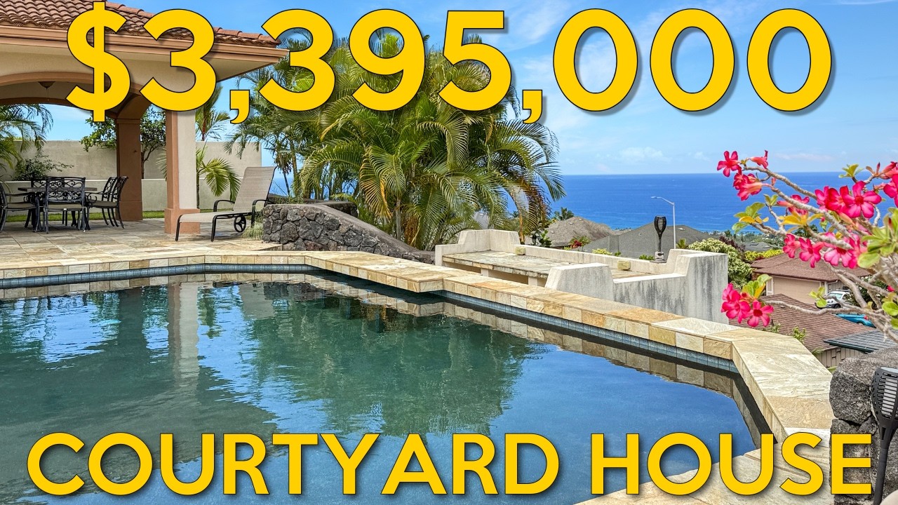 Inside a Rare Hawaii Courtyard Home 🌴 | 4 Bedrooms + Outdoor Showers