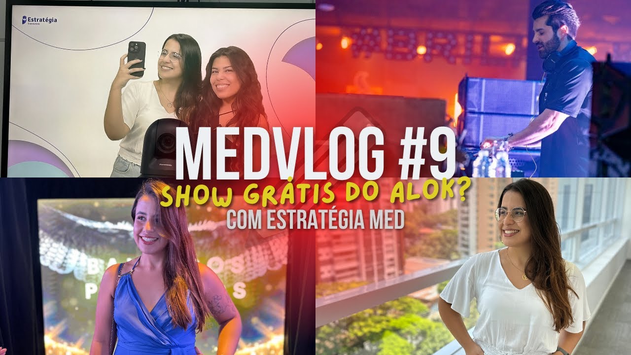 Viajei para S&atilde;o Paulo e fui ao Show do Alok com o Estrat&eacute;gia Med! | #MedVlog9
