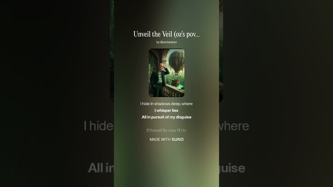 Unveil The Veil ( Ozs Pov)