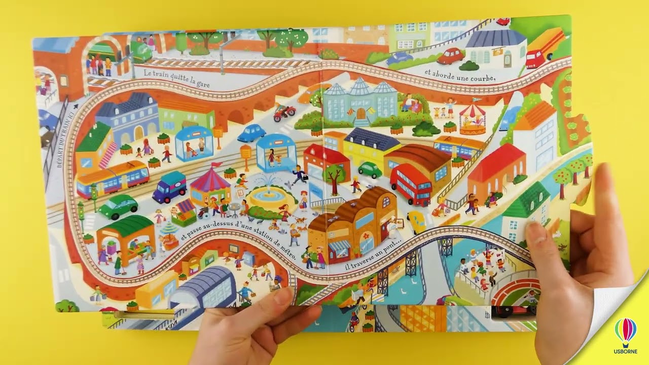 Livres avec jouet à remonter - Le train