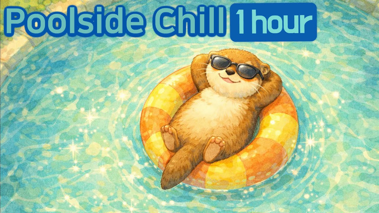 Poolside Chill 🦦☀️ | Cozy Lo-fi for Relaxing, Rest & Sunny Day Calm