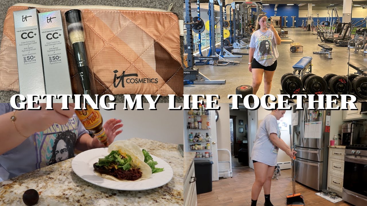 VLOG: getting my life together, talking about weight gain, job updates, grocery haul, & pr unboxing