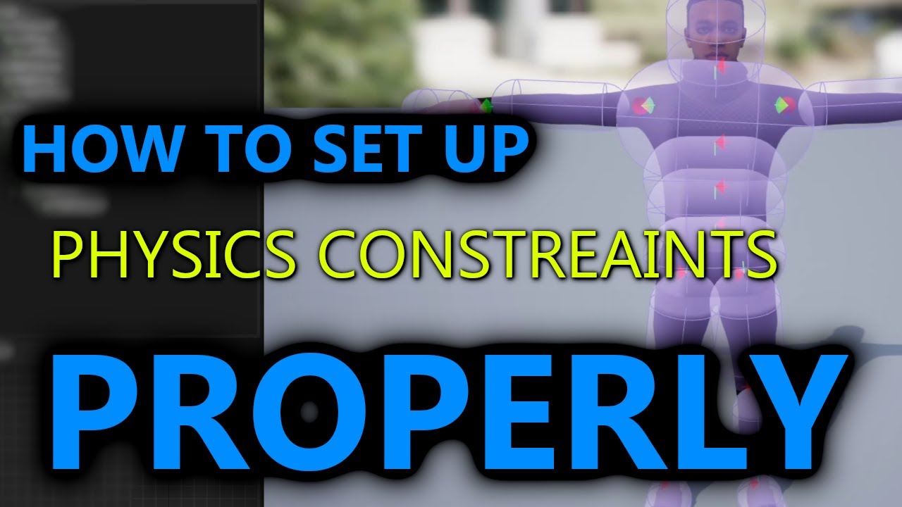 UE5 | Human Physics Constraints Setup for Ragdoll