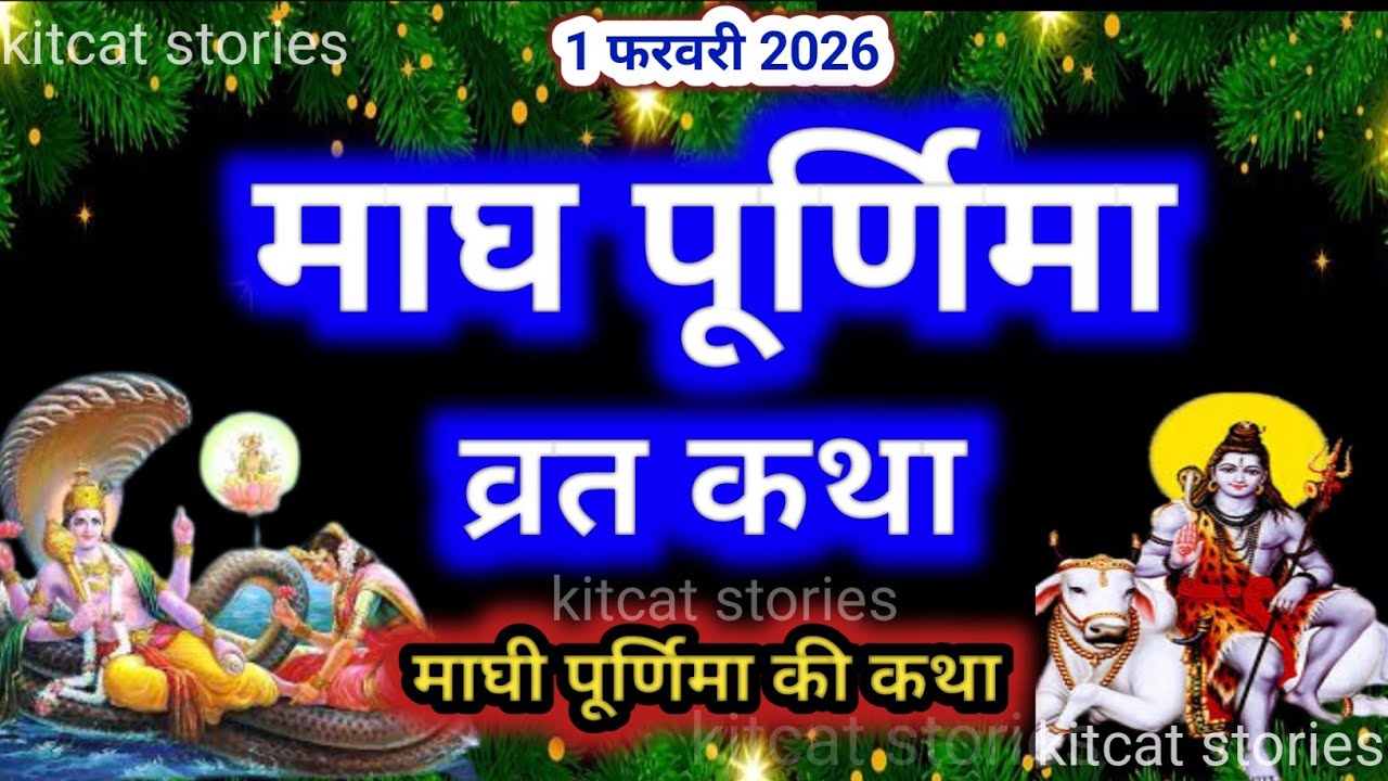 माघ पूर्णिमा व्रत कथा | magh Purnima Vrat Katha | Purnima Ki Kahani | Purnima ki Katha | Purnima