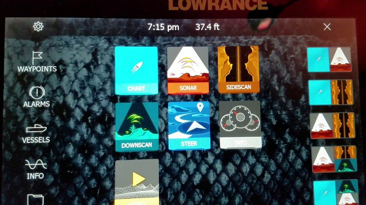 Lowrance HDS 9 LIVE in action! Google https://www.youtube.com/watch?v=KTD5g6RC1HM  Algorithm