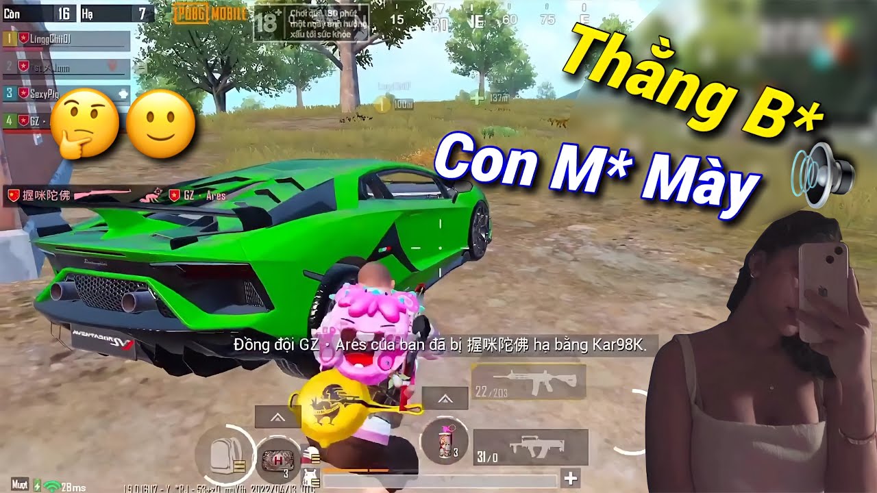 PUBG Mobile | Lại Gặp Con Gái Vô Duyên Mất Nết và 2 Ông Thần 3 Phải Chửi Sau Lưng 🤣