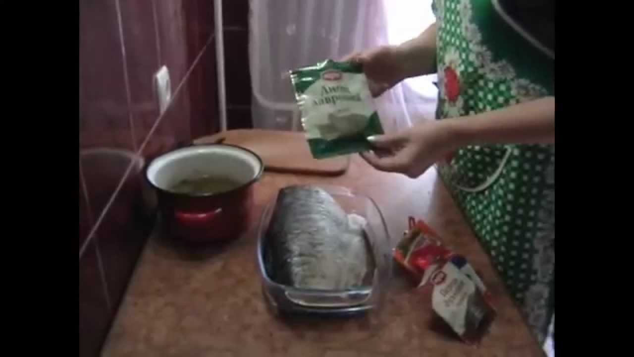 Маринованная рыба без уксуса.  Толстолобик  Дёшево и вкусно