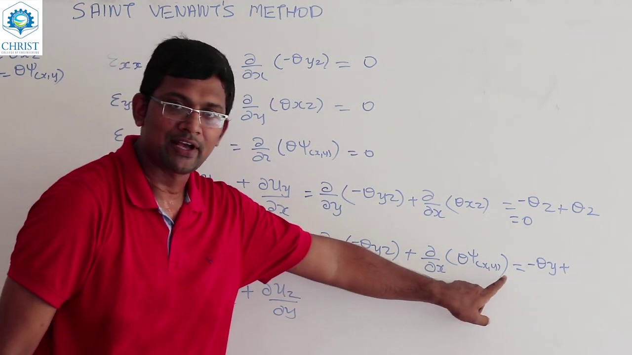Saint Venant's method for torsion of prismatic bars