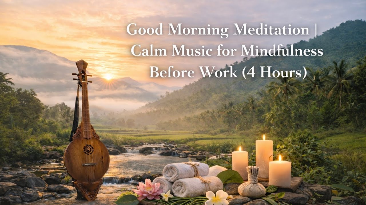 Good Morning Meditation | Calm Music for Mindfulness Before Work 4 Hours